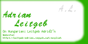 adrian leitgeb business card